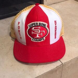 Vintage 49ers Super Bowl Champs Cap